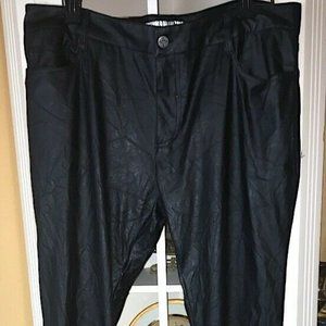 LIP SERVICE MATTE BLACK PANTS SIZE 36